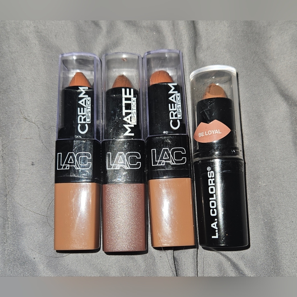 L.A. Colors Lipstick Collection - Cream & Matte Shades BNIB